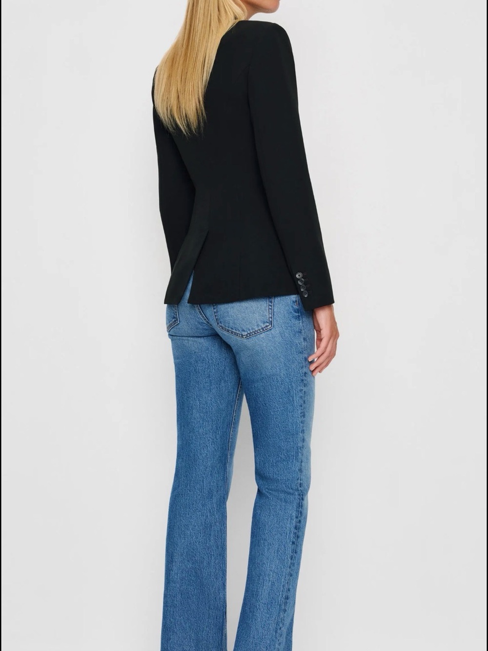Reformation Caden Blazer Black - Size S - BRAND NEW - Picture 2 of 7